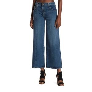 Current/Elliott Reese Wide Leg Cropped Jeans Women's Size 32 High Rise